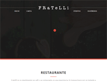 Tablet Screenshot of fratelliespresso.com
